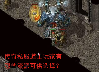传奇私服道士玩家有哪些流派可供选择? 传奇私服道士玩家有哪些流派可供选择?