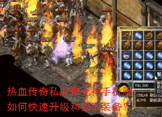 热血传奇私服带元神手机版如何快速升级和获取装备? 热血传奇私服带元神手机版如何快速升级和获取装备?