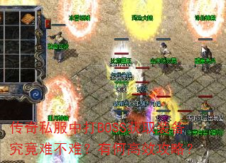 ����˽���д�BOSS��ȡװ�������Ѳ��ѣ��кθ�Ч���ԣ�